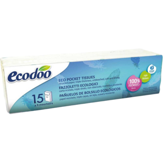 Ecodoo Chusteczki higieniczne Ecodoo bio, 15 sztuk
