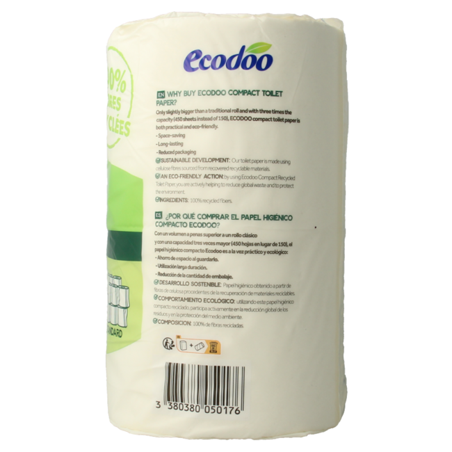 Toilettenpapier kompakt ökologisch bio 4 Stück
