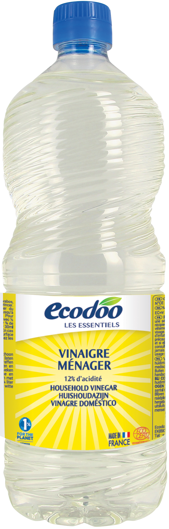 Ecodoo Vinagre de limpieza ecológico 1 Litro