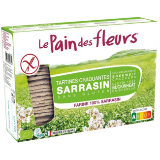 Pain Des Fleurs Buckwheat crackers organic 300 Gram