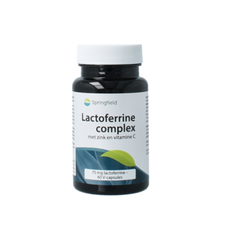 Springfield Lactoferrina 75mg 60 cápsulas vegetales