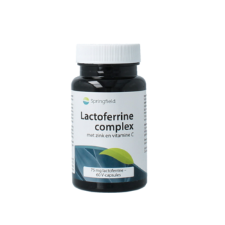 Springfield Lactoferrine 75mg 60 Vegetarische capsules