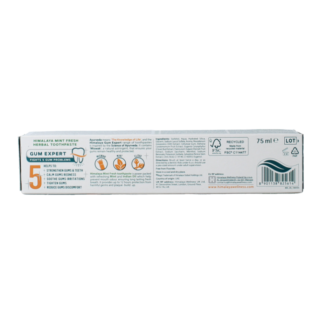 Pasta de dientes herbal mint fresh 75 ml