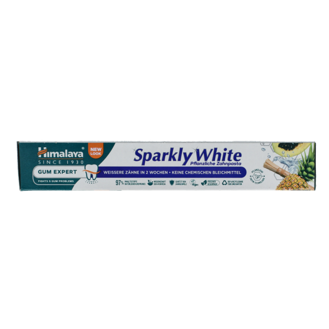 Herbal toothpaste sparkly white 75 Millilitres