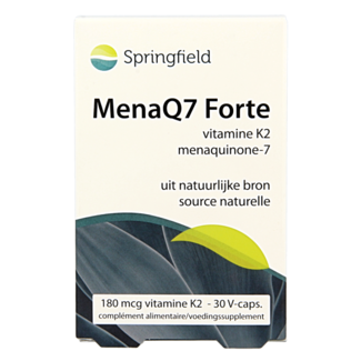 Springfield MenaQ7 Forte vitamine K2 180 mcg 30 gélules végétales