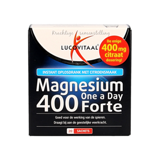 Lucovitaal Lucovitaal Magnesium 400 forte 20 sobres