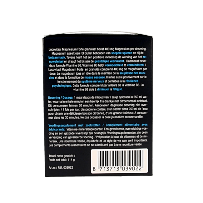 Lucovitaal Magnesium 400 forte 20 sobres