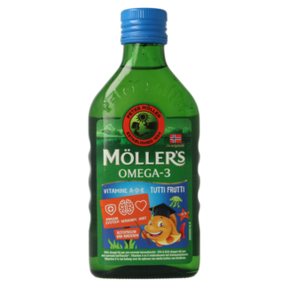 Mollers Omega-3 cod liver oil tutti frutti 250 Millilitres
