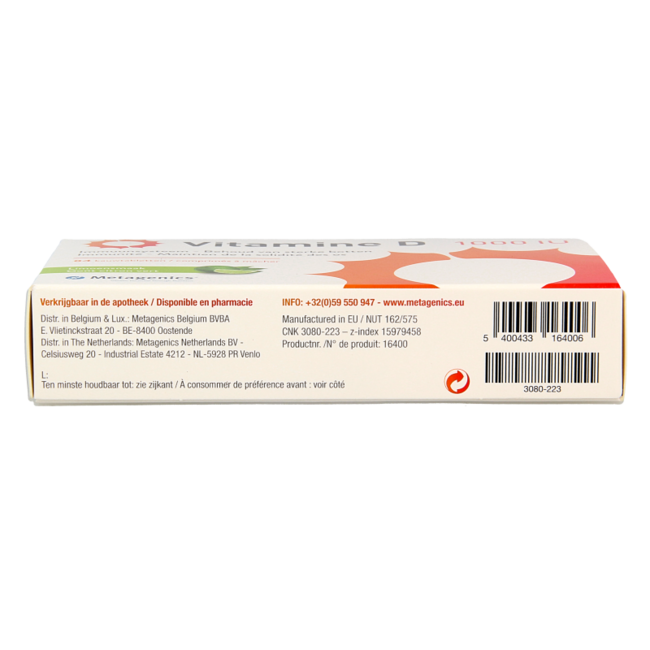 Vitamine D 1000IU 84 Kauwtabletten