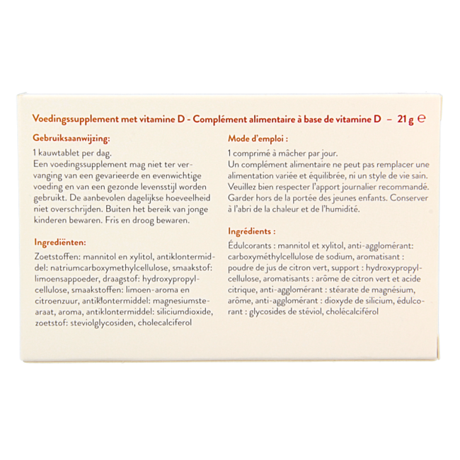 Vitamina D 1000 UI 84 Compresse Masticabili