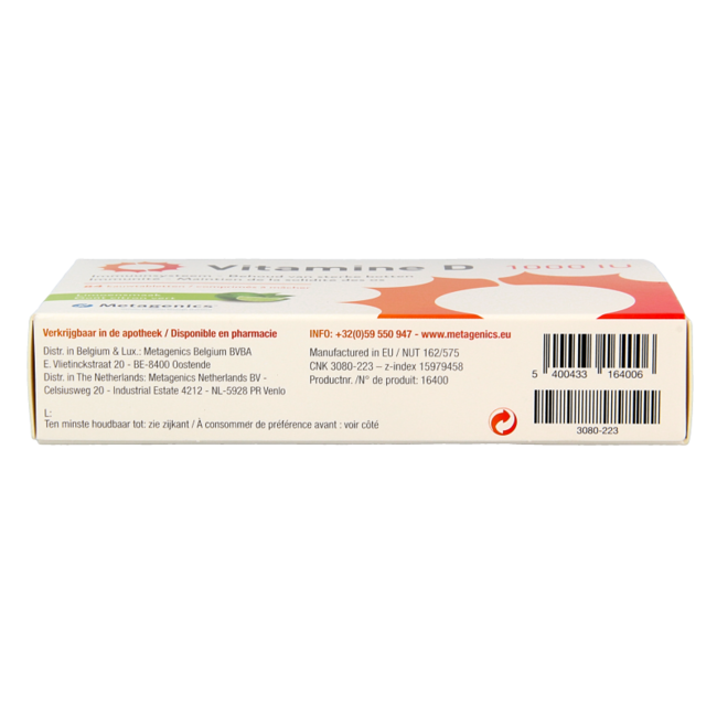 Witamina D 1000 IU 84 tabletki do żucia