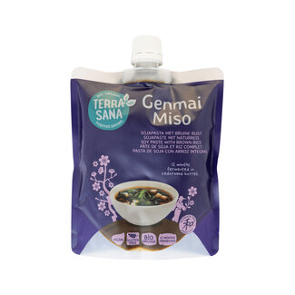 TerraSana TerraSana Genmai miso eco con tapón de rosca bio 345 gramos