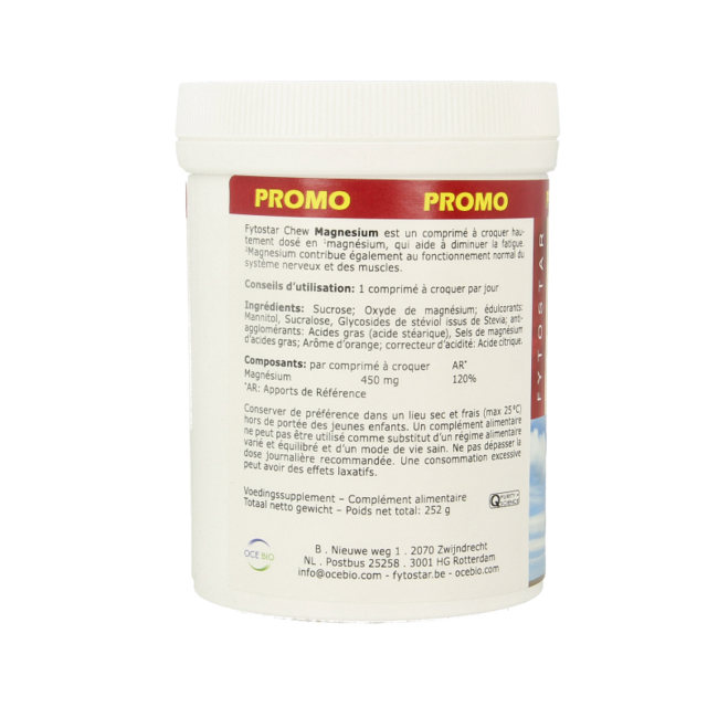 Magnesium chew comprimidos masticables 120,00 Comprimidos masticables