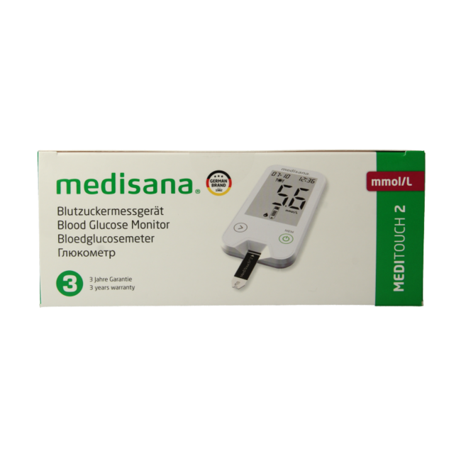 Medisana MediTouch 2 Blood Glucose Monitor USB 1 Piece