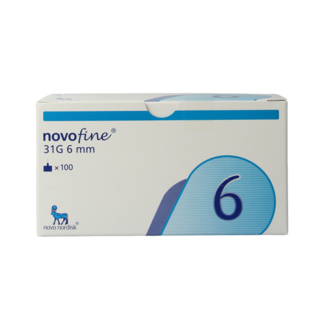Novo Nordisk Igły Novo Nordisk Novofine 0.25 x 6 mm 31G, 100 sztuk
