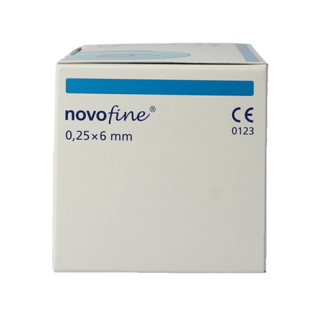 Aghi Novo Nordisk Novofine 0.25 x 6 mm 31G, 100 Pezzi