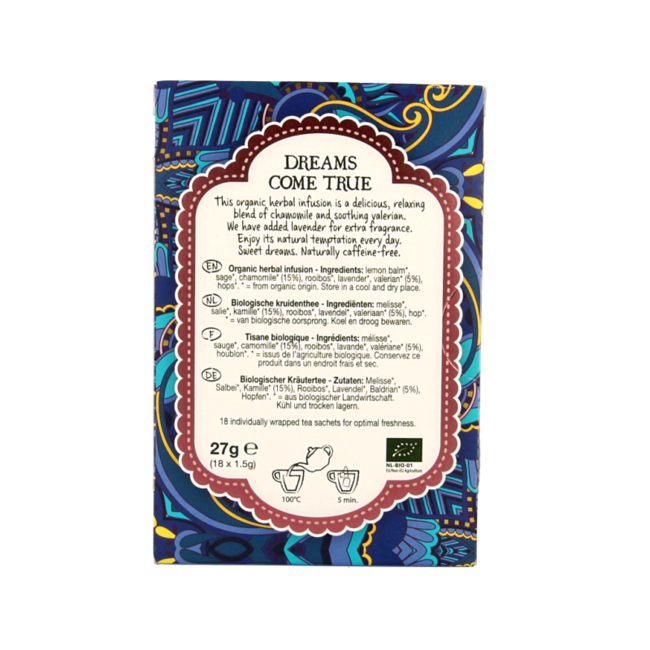 Natural Temptation Dreams come true bio 18 Zakjes