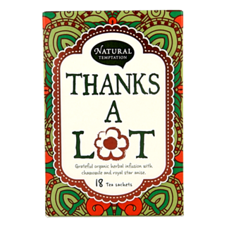 Natural Temptation Thanks a Lot Organic 18 Tea Bags