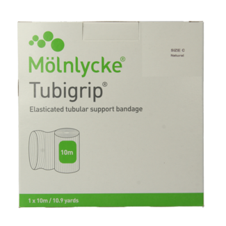 Tubigrip Tubigrip Elastyczny bandaż rurowy C 10m x 6.75cm biały 1443 1 sztuka