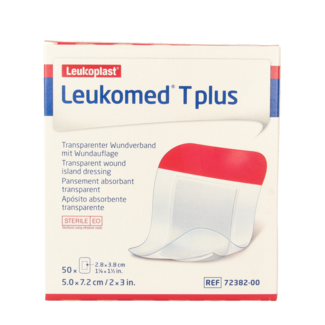 Leukomed Leukomed T plus transparenter Wundverband 7,2 × 5 cm 50 Stück