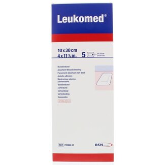 Leukomed Wundverband 10,0 × 30 cm steril 5 Stück