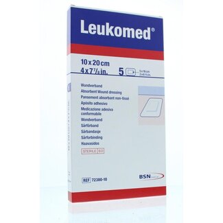 Leukomed Leukomed Wondverband 10.0 x 20cm steriel 5 Stuks