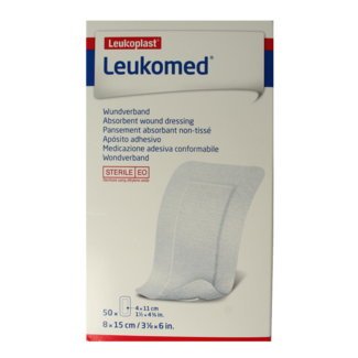 Leukomed Leukomed Wundverband 8,0 × 15 cm steril 50 Stück