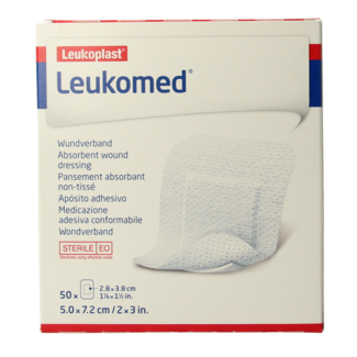 Leukomed Apósito para heridas 7,2 x 5 cm estéril 50 unidades
