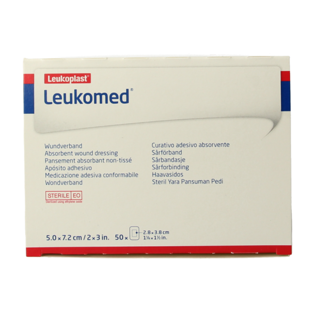Wundverband 7,2 x 5 cm steril, 50 Stück