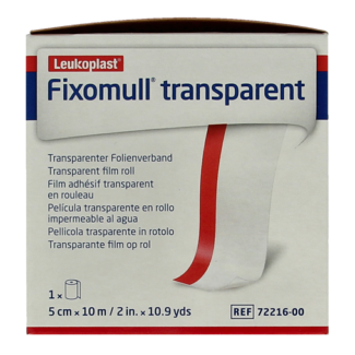 Fixomull Fixomull Transparent 10 m × 5 cm 7221600 1 Stück