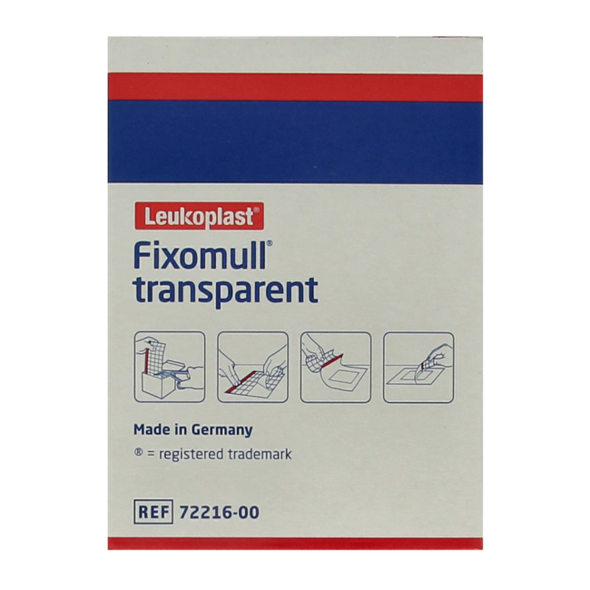 Fixomull Transparent 10 m × 5 cm 7221600 1 Stück