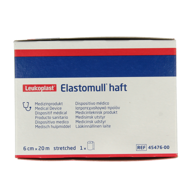 Elastomull Fixierbinde haft 20m x 6cm 45476 beige/weiß 1 Stück