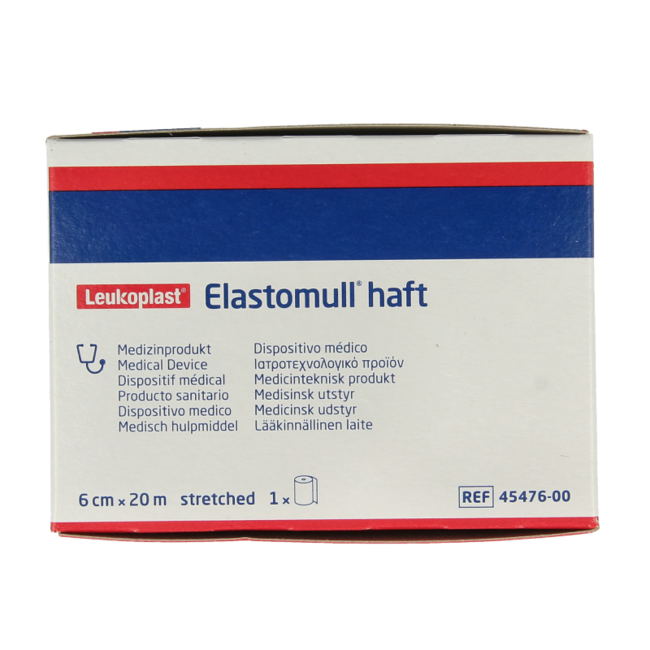 Elastomull Haft Cohesive Fixation Bandage 20m x 6cm 45476 Beige/White 1 Piece