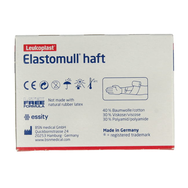 Venda de fijación cohesiva Elastomull Haft 20 m x 6 cm 45476 beige/blanco 1 unidad