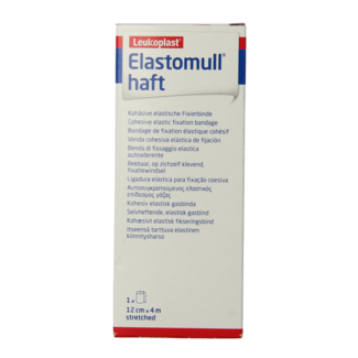 Elastomull Venda de Fijación Cohesiva Elastomull Haft 4m x 12cm 45474 (1 Unidad)