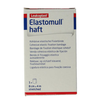 Elastomull Venda de fijación autoadhesiva Elastomull Haft 4 m x 8 cm 45472, 1 unidad