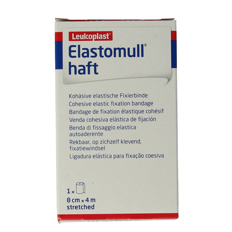 Elastomull Venda de fijación haft 4m x 8cm 45472 1 Unidad