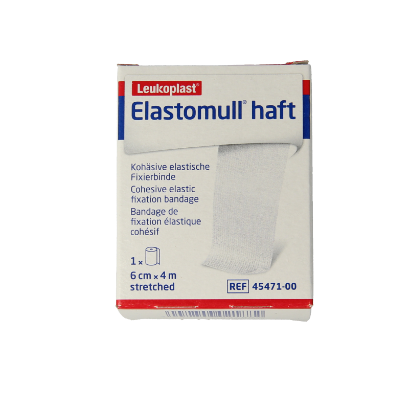 Elastomull Venda de fijación autoadhesiva 4m x 6cm 1 unidad