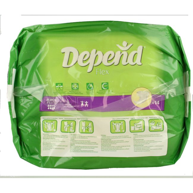 Depend Flex super+ Größe L 14 Stück