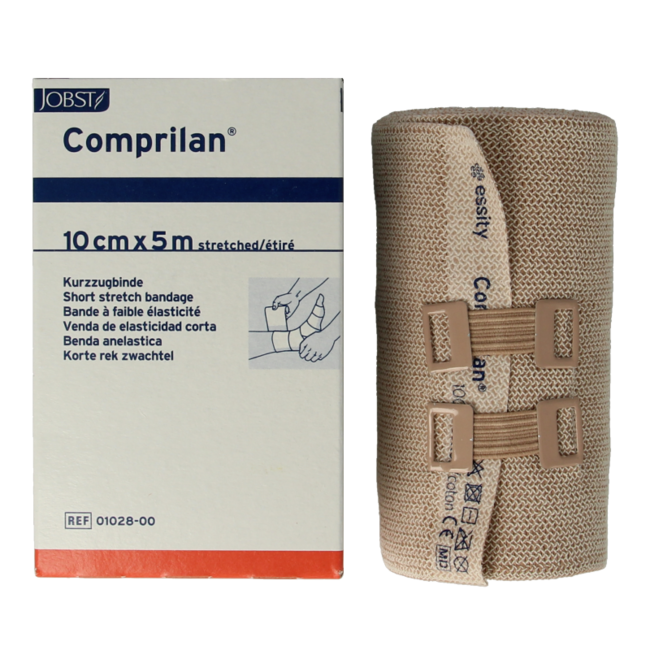 Comprilan Venda de corta elasticidad 5m x 10cm 1 unidad