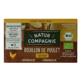 Natur Compagnie Organic Chicken Stock 8 Cubes 88g