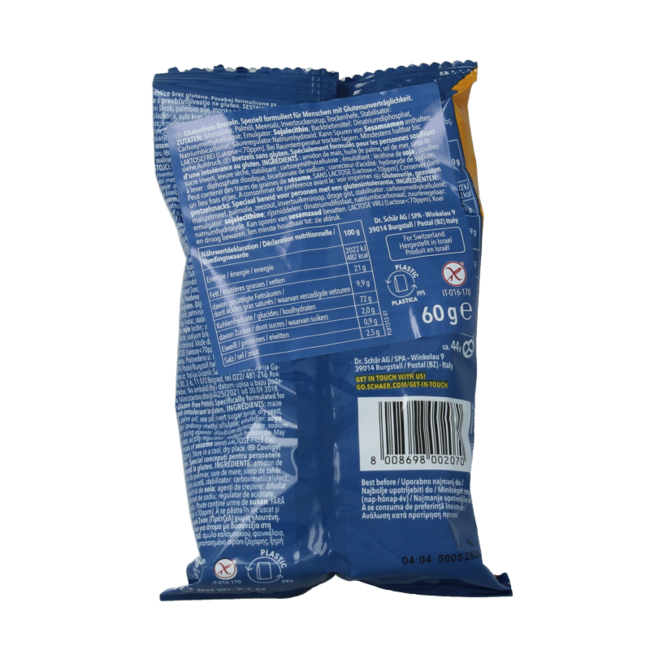 Salinis (salty snacks) gluten-free 60 Gram