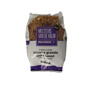 De Halm Crunchy manzana/canela bio 450 gramos