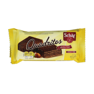 Schar Schar Quadritos barquillo de cacao sin gluten 40 Gramos