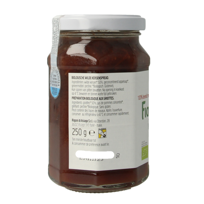 Mermelada de cerezas silvestres bio 250 gramos