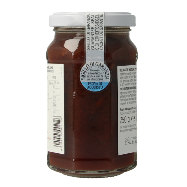 Organic wild cherry jam 250 Gram