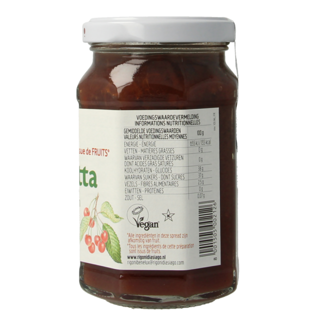 Organic wild cherry jam 250 Gram