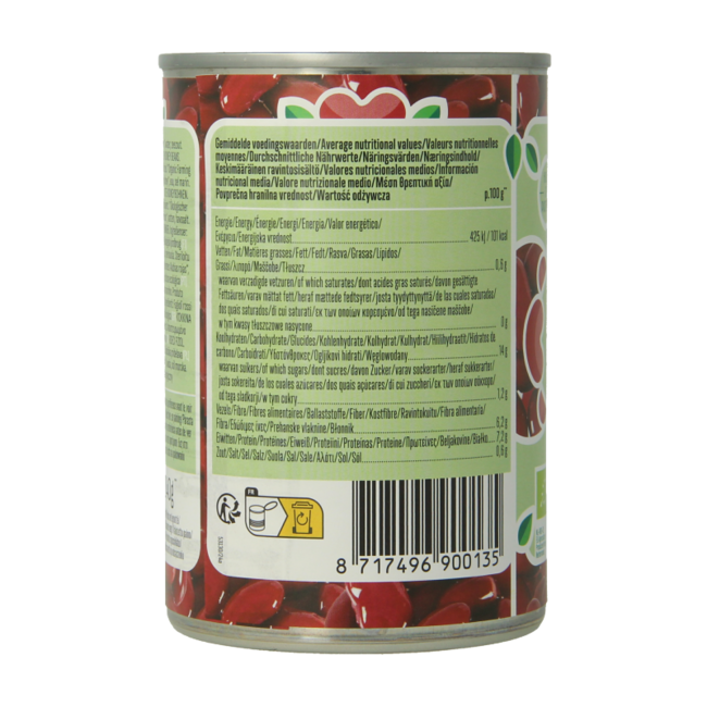 Rote Kidneybohnen Bio 400 Gramm