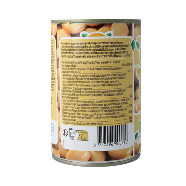 Butterbohnen Limabohnen bio 400 Gramm