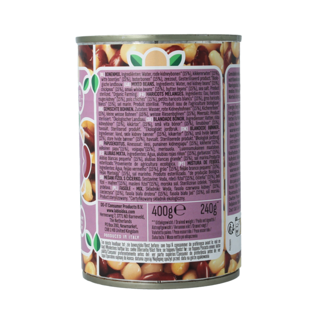 Organic bean mix 400g